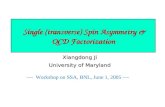 Single (transverse) Spin Asymmetry & QCD Factorization