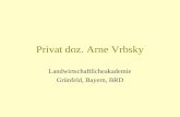 Privat doz. Arne Vrbsky