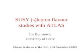 SUSY (s)lepton flavour studies with ATLAS