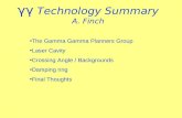 γγ  Technology Summary A. Finch