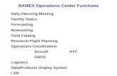 BAMEX Operations Center Functions