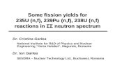 Some fission yields for 235U (n,f), 239Pu (n,f), 238U (n,f) reactions in ΣΣ neutron spectrum