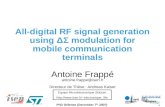 All-digital RF signal generation using  ΔΣ  modulation for mobile communication terminals