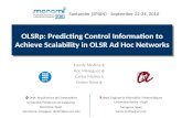 OLSRp: Predicting Control Information to Achieve Scalability in OLSR Ad Hoc Networks