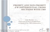 Prompt and non-prompt J/ ψ  differential cross sections with CMS