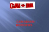 CANADIAN ΒORDERS
