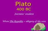 Plato  400 BC
