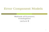 Error Component Models