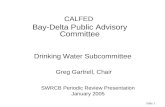 Drinking Water Subcommittee Greg Gartrell, Chair