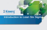 Introduction to  Lean Six  Sigma