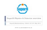 SuperB Physics  & Detector  overview