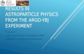 Results  in  astroparticle physics  from the ARGO-YBJ  experiment