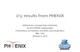 J/ y  results from PHENIX
