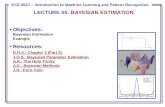 LECTURE  05:  BAYESIAN  ESTIMATION