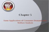 Chapter 5 Some Applications of Consumer Demand, and  Welfare Analysis