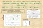 Constraints on  Blazar  Jet Conditions During Gamma-Ray Flaring from  Radiative  Transfer Modeling