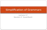 Simplification of Grammars