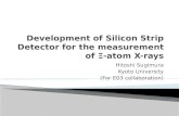 Development of Silicon Strip Detector for the measurement of ‍-atom X-rays