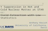 Υ  Suppression  in Hot and Cold Nuclear Matter at  STAR or: Yield Extraction with Low Statistics