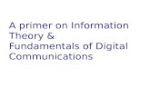 Information Theory & Fundamentals of Digital Communications