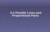 6.4 Parallel Lines and Proportional Parts