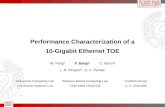 Performance Characterization of a 10-Gigabit Ethernet TOE