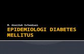 EPIDEMIOLOGI DIABETES MELLITUS