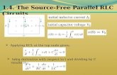1. 4 . The Source-Free Parallel RLC Circuits