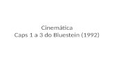 Cinemática Caps  1 a 3 do  Bluestein  (1992)