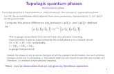 Topologic quantum phases