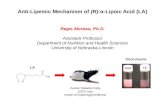 Anti- Lipemic  Mechanism of  (R) -α- Lipoic  Acid (LA)