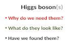 Higgs boson (s)