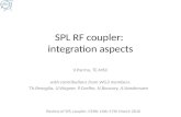 SPL RF coupler:  integration aspects