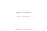 Avalanche Statistics