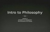 Intro to Philosophy