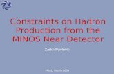 Constraints on Hadron Production from the MINOS Near Detector