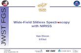 Wide-Field Slitless  Spectr scopy  with NIRISS