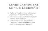 School  Charism  and Spiritual Leadership