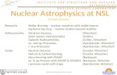 Research:Stellar Burning – nuclear reactions with stable beams