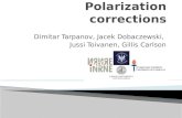 Polarization corrections