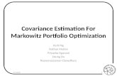 Covariance Estimation For Markowitz Portfolio Optimization