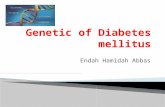 Genetic of Diabetes mellitus