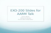 EXO-200 Slides for AARM Talk