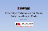 Emerging Techniques for  Clean  Bulk Handling in Ports