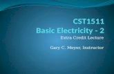 CST1511 Basic Electricity - 2