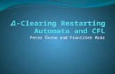 Δ - Clearing  Restarting Automata and CFL