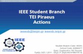 IEEE Student Branch TEI Piraeus Actions