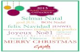 Gajah Holiday Inspiration Catalogue 2013