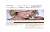 White οδοντόκρεμα ξανθή ad διαφήμιση model μοντέλο colgate max white one luminous