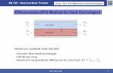ME150_Lect17-2_NTU Method for Heat Exchangers